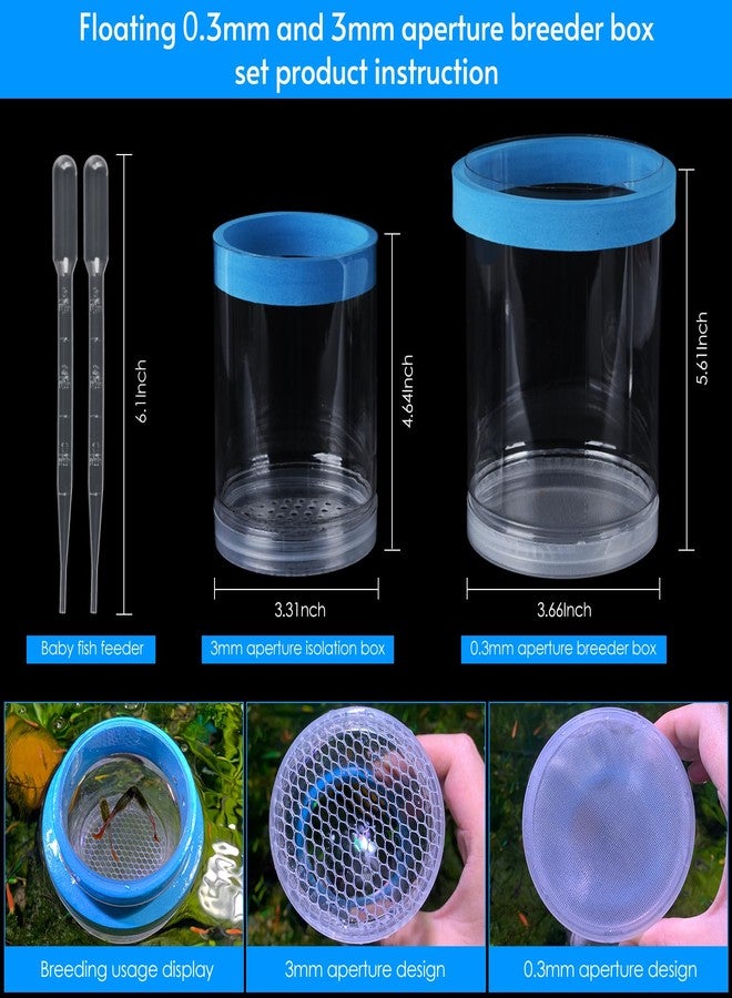 NestBasics Fish Breeder Box for Fishes Tank Isolation Aquarium Separator Hatchery Incubator for Guppy Baby Betta Saltwater Clownfish Coral Aggressive or Injured Fish (Large Two-Piece Set) - Image 2